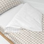 Couette rembourrée HappyFriday Basic Beige 105 x 200 cm Vichy