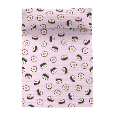 Couvre-lit HappyFriday Aware Multicouleur Sushi 240 x 260 cm