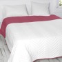 Couette réversible HappyFriday Basic Arista Blanc Magenta 270 x 260 cm