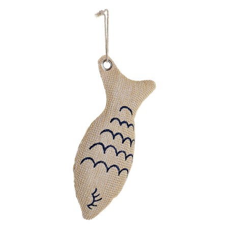 Cadre DKD Home Decor Bleu Fibre Naturel (39 x 9 x 16 cm)