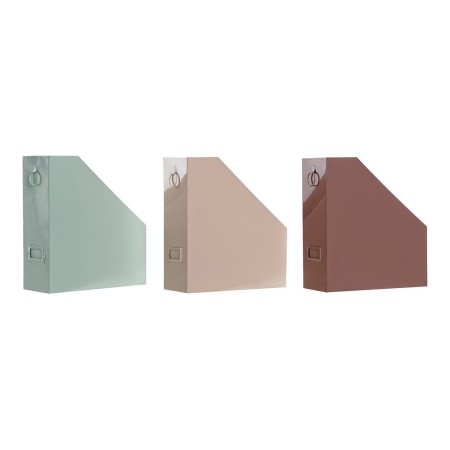 Organisateur polyvalent DKD Home Decor Fer (3 pcs) (10 x 25 x 28 cm)