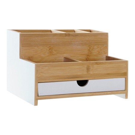 Organisateur polyvalent DKD Home Decor Bureau Bambou (23.5 x 18 x 15 cm)