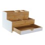 Organisateur polyvalent DKD Home Decor Bureau Bambou (23.5 x 18 x 15 cm)