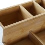 Organisateur polyvalent DKD Home Decor Bureau Bambou (23.5 x 18 x 15 cm)