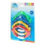 Juego de Aros para Buceo Intex Fish Games 4 Piezas