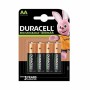 Piles Rechargeables AA DURACELL 4 LR06 1300mAh 1300 mAh