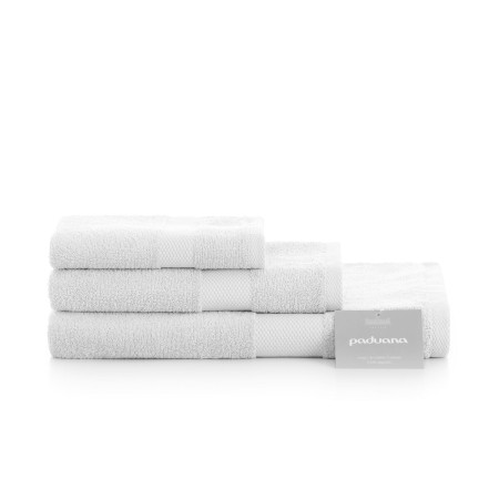 Ensemble de serviettes de toilette Paduana Blanc 3 Pièces