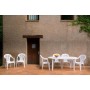 Mesa Resol Olot Blanco Polipropileno 90 x 180 x 73 cm