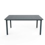 Mesa Resol Noa Gris oscuro Polipropileno Fibra de Vidrio 90 x 160 x 74 cm