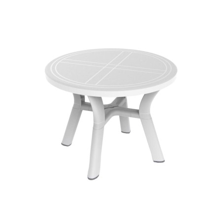 Table Resol Dalia Blanc polypropylène 100 x 100 x 74 cm