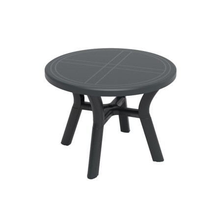 Table Resol Dalia Anthracite polypropylène 100 x 100 x 74 cm