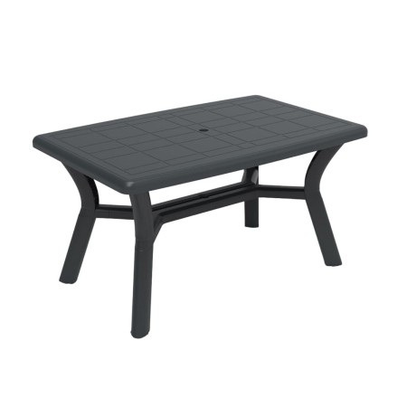 Table Resol Dalia Anthracite polypropylène 90 x 140 x 74 cm