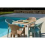 Chaise de jardin Resol Delta Beige Sable polypropylène 53 x 80 x 55 cm (4 Unités)