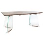 Table de Salle à Manger DKD Home Decor Verre Bois MDF (180 x 90 x 76 cm)