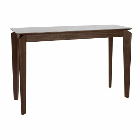 Table d'appoint DKD Home Decor Blanc Marron Céramique noyer (120 x 39 x 77 cm)