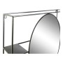 Étagère DKD Home Decor S3015665 Miroir Noir Métal (50.5 x 15 x 75 cm)