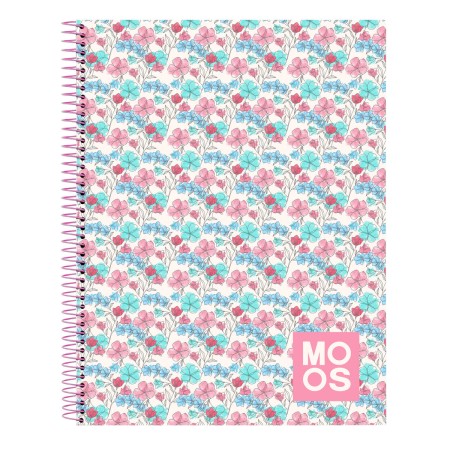 Carnet Moos Flores Multicouleur A4 120 Volets