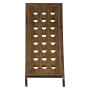 Range Bouteilles DKD Home Decor Marron Bois Métal (43 x 50 x 90 cm)