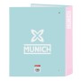 Carpeta de anillas Munich Heaven Azul cielo A4 27 x 33 x 6 cm