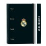 Carpeta de anillas Real Madrid C.F. Blanco Gris 27 x 32 x 3.5 cm