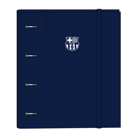 Carpeta de anillas F.C. Barcelona Granate Azul marino 27 X 32 X 4 cm