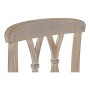 Chaise DKD Home Decor Lin Bois d'hévéa (48 x 53 x 89 cm)