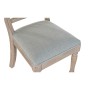 Chaise DKD Home Decor Lin Bois d'hévéa (48 x 53 x 89 cm)