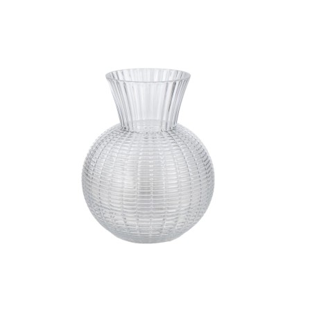 Vase Romimex Transparent verre Rayures 16 x 20 x 16 cm