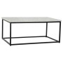 Table d'appoint DKD Home Decor Blanc Noir Pierre Fer (100 x 61 x 44 cm)