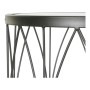 Table d'appoint DKD Home Decor Noir Verre Fer (45 x 45 x 60 cm)