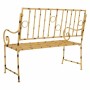 Banco Alexandra House Living Amarillo Metal 50 x 92 x 126 cm