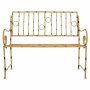 Banc Alexandra House Living Jaune Métal 50 x 92 x 126 cm