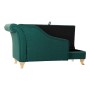 Canapé chaise longue DKD Home Decor Polyester (160 x 71 x 83 cm)