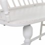 Banc Alexandra House Living Blanc Fer 53 x 86 x 128 cm