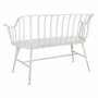 Banco Alexandra House Living Blanco Hierro 53 x 86 x 128 cm