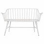 Banc Alexandra House Living Blanc Fer 53 x 86 x 128 cm