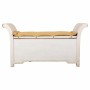 Banc Alexandra House Living Blanc Coton Bois de manguier 42 x 63 x 120 cm