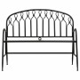 Banc Alexandra House Living Noir Métal 56 x 98 x 118 cm