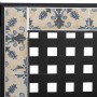 Banc Alexandra House Living Noir Fer Carrelage 50 x 88 x 110 cm