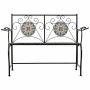 Banc Alexandra House Living Noir Fer Carrelage 50 x 88 x 110 cm