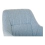 Chaise DKD Home Decor Métal Polyester (58 x 59 x 76 cm)