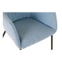 Chaise DKD Home Decor Métal Polyester (58 x 59 x 76 cm)