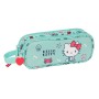 Portatodo Doble Hello Kitty Sea lovers Turquesa 21 x 8 x 6 cm