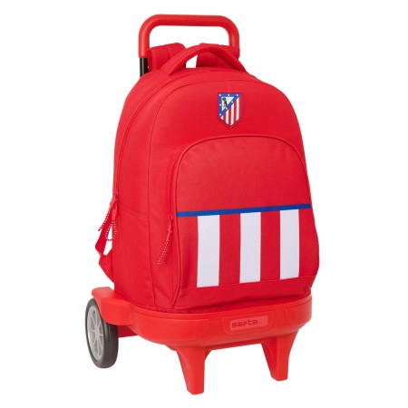 Cartable à roulettes Atlético Madrid Rouge 33 x 45 x 22 cm