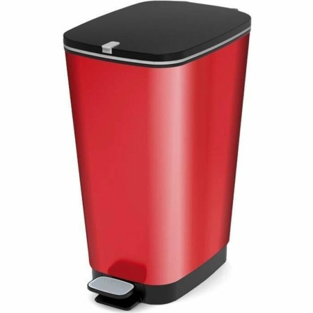 Cubo de Basura con Pedal KIS Rojo Polipropileno 50 L