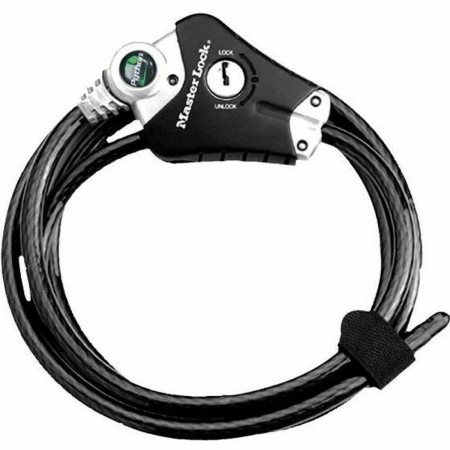 Cable con candado Master Lock 8428EURDPRO Negro