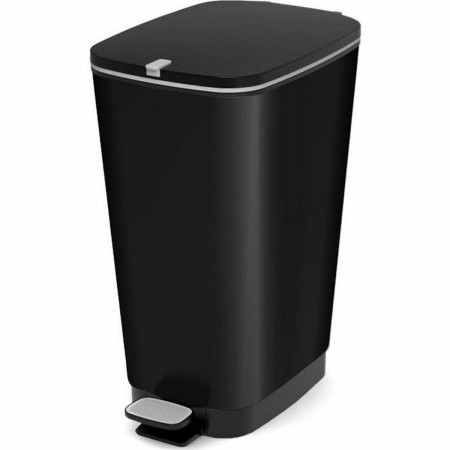 Cubo de basura KIS Chic Negro Polipropileno 50 L