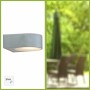 Aplique de Pared Brilliant Tyler Gris Metal 60 W E27