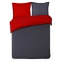 Parure de couette Vision Dream Rouge Anthracite Gris foncé 220 x 240 cm