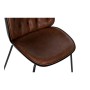 Chaise DKD Home Decor Marron Polyuréthane Métal (54.5 x 54 x 86 cm)